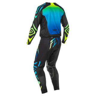 Fly Racing Legacy 2025 Evolution DST ZEN MX Pants - Black/ Blue/ Yellow