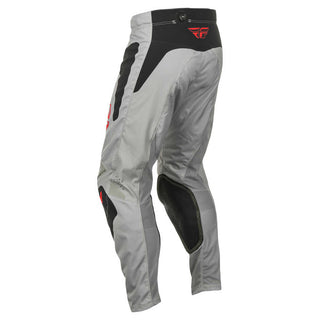 Fly Racing 2025 Kinetic MX Sym Pants -  Light Grey/ Red/ Black
