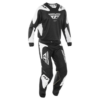 Fly Racing 2025 Kinetic MX Sym Pants -  Black/ White