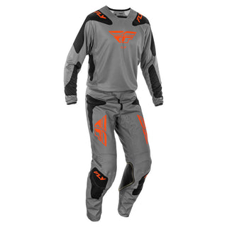 Fly Racing 2025 Kinetic MX Sym Pants -   Grey/ Orange/ Black