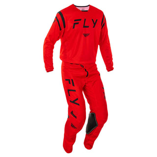 Fly Racing 2025 Kinetic Center MX Pants - Red/ Black