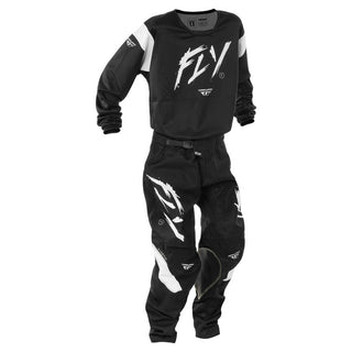 Fly Racing 2025 Kinetic Stoke MX Pants - Black/ White