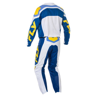 Fly Racing Legacy 2025 F-16 MX Pants - White/Dark Blue/Yellow
