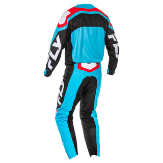 Fly Racing Legacy 2025 F-16 MX Jersey - Cyan Blue/ Black/ White