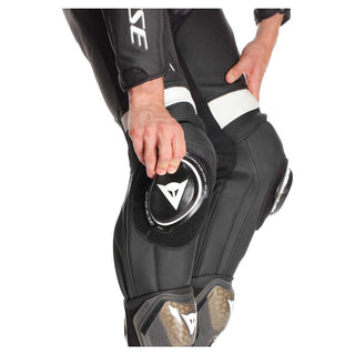 Dainese Laguna Seca 6 1 Piece Racing Leather Suit Perforated - Black/White/Anth