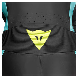 Dainese Laguna Seca 6 1 Piece Racing Leather Suit Perforated - Black/Water/Fuxia