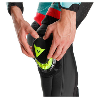 Dainese Laguna Seca 6 1 Piece Racing Leather Suit Perforated - Black/Water/Fuxia