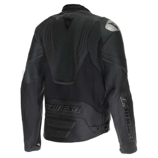 Dainese Racing 5 Mens' Perforated Leather Jacket - Black/Black/Black