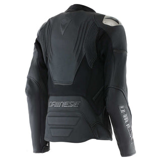 Dainese Racing 5 Ladies' Perforated Leather Jacket - Black/Black