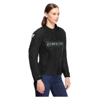 Dainese Herosphere Air Tex Motorcycle Ladies Jacket - Black/Grey/LT.Green