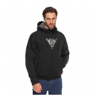 Dainese Bovisa Safety Full Zip Hoody - Black White