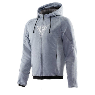 Dainese Bovisa Safety Full Zip Hoody - Grey/Melange/Black
