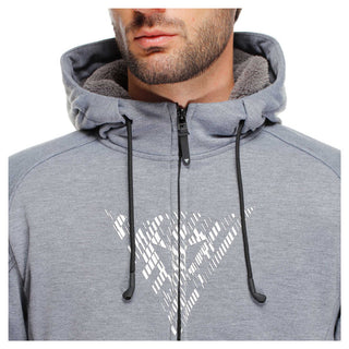 Dainese Bovisa Safety Full Zip Hoody - Grey/Melange/Black