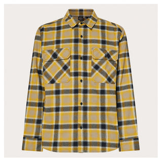 Oakley 90s Plaid Long Sleeve Shirt - Boulder/Sulfid/Black Check