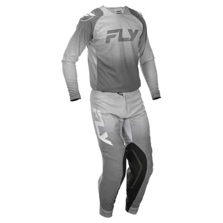 Fly Racing 2026 Evolution MX Jersey - White/Grey