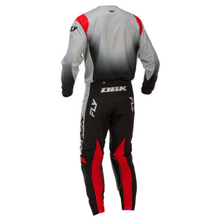 Fly Racing 2026 Kinetic S.E. DBK MX Youth Jersey - Grey/Black/Red