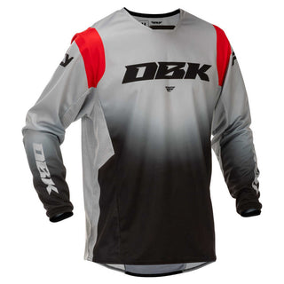 Fly Racing 2026 Kinetic S.E. DBK MX Jersey - Grey/Black/Red