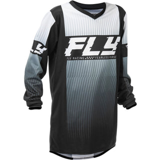 Fly Racing 2026 F-16 MX Youth Jersey - Black/White