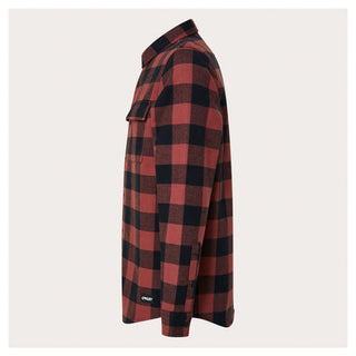 Oakley Bear Cozy Flannel Casual Shirt - Rosewood/Black