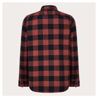 Oakley Bear Cozy Flannel Casual Shirt - Rosewood/Black
