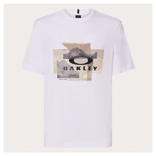 Oakley Mountain Camo Casual T-Shirt - White
