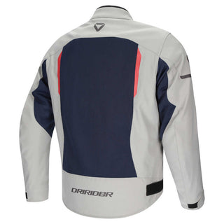 Dririder Air-Ride 6 Ladies' Jacket - Light Grey/Navy Red