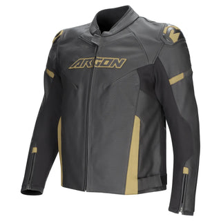 Argon Descent II Perforated Motorcycle Jacket - Black / Gold