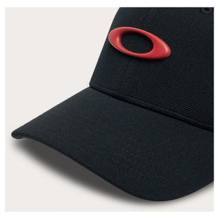 Oakley Tincan Cap - Pitch Black/Flame Red