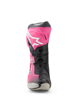 Alpinestars Supertech R V2 Boots - Black / Magenta / White / Yellow