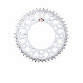 Renthal MX Twinring Grooved Rear Sprocket - 52T 520 Pitch - Silver (2240-520)