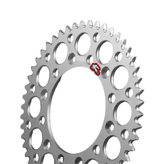 Renthal 224U52049G MX Ultralight Grooved Rear Sprocket 49T 520 Pitch - Silver