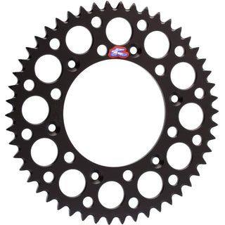 Renthal 224U52053GPBK MX Ultralight Grooved 53T Rear Sprocket - Black