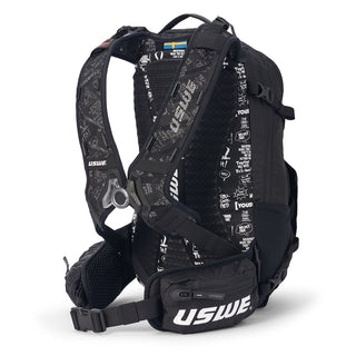 USWE Shred 25 Litre Hydration Compatible Daypack - Carbon Black