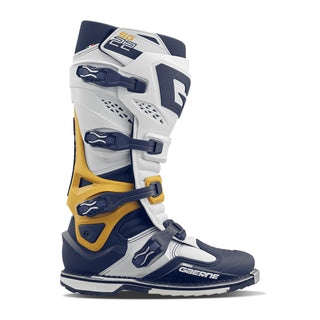 Gaerne SG-22 Squadron Boots - White / Navy / Gold