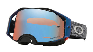Oakley Airbrake Grey Strike With Dark MX Sapphire Iridium Lens