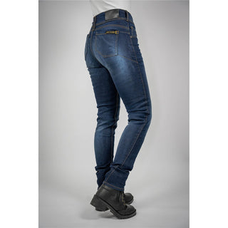 Bull-It 24 Ladies Harrier Slim Short AA Jeans - Blue