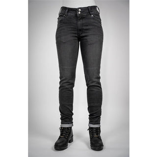 Bull-It 24 Ladies Raven Straight Short AA Jeans - Black