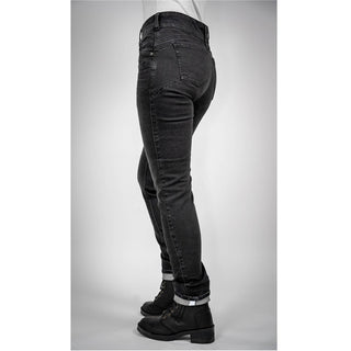 Bull-It 24 Ladies Raven Straight Short AA Jeans - Black