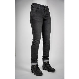 Bull-It 24 Ladies Raven Straight Short AA Jeans - Black