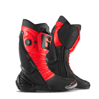 Gaerne GP1 LS Boots - Black / Fluorescent Red