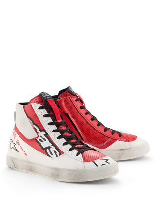 Alpinestars Stated Flair Shoes - White / Bright Red