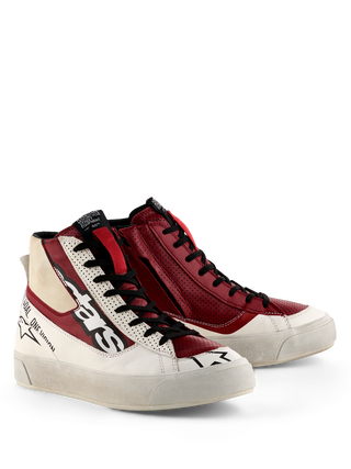 Alpinestars Women's Stated Flair Shoes - White / Rio Red