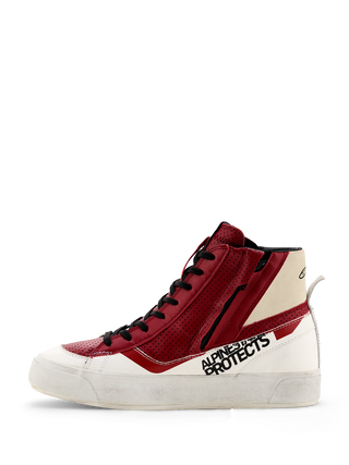 Alpinestars Women's Stated Flair Shoes - White / Rio Red