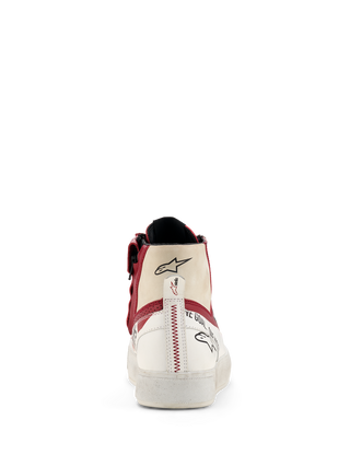 Alpinestars Women's Stated Flair Shoes - White / Rio Red