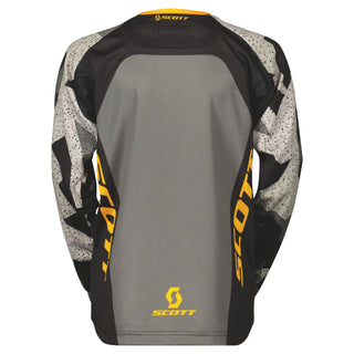 Scott YOUTH 350 Camo Evo Jersey Black/Yellow