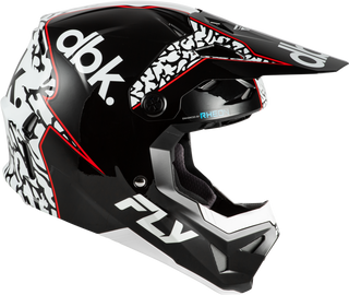 Fly Racing Formula CP DBK Helmet - Black/White/Red