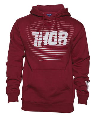 Thor S17 Pullover Chase Fleece Hoodie - Red
