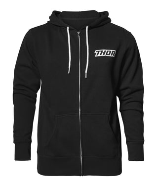 Thor S18 Loud Zip Fleece Hoodie - Black