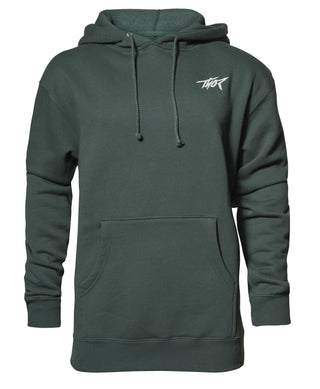 Thor S18 Street Fleece Hoodie - Green