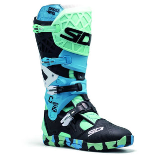 SIDI Crossair X Long Boots - Messy Cyan